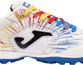 נעלי כדורגל דשא סינטטי JOMA Top Flex Turf Classic לבן
